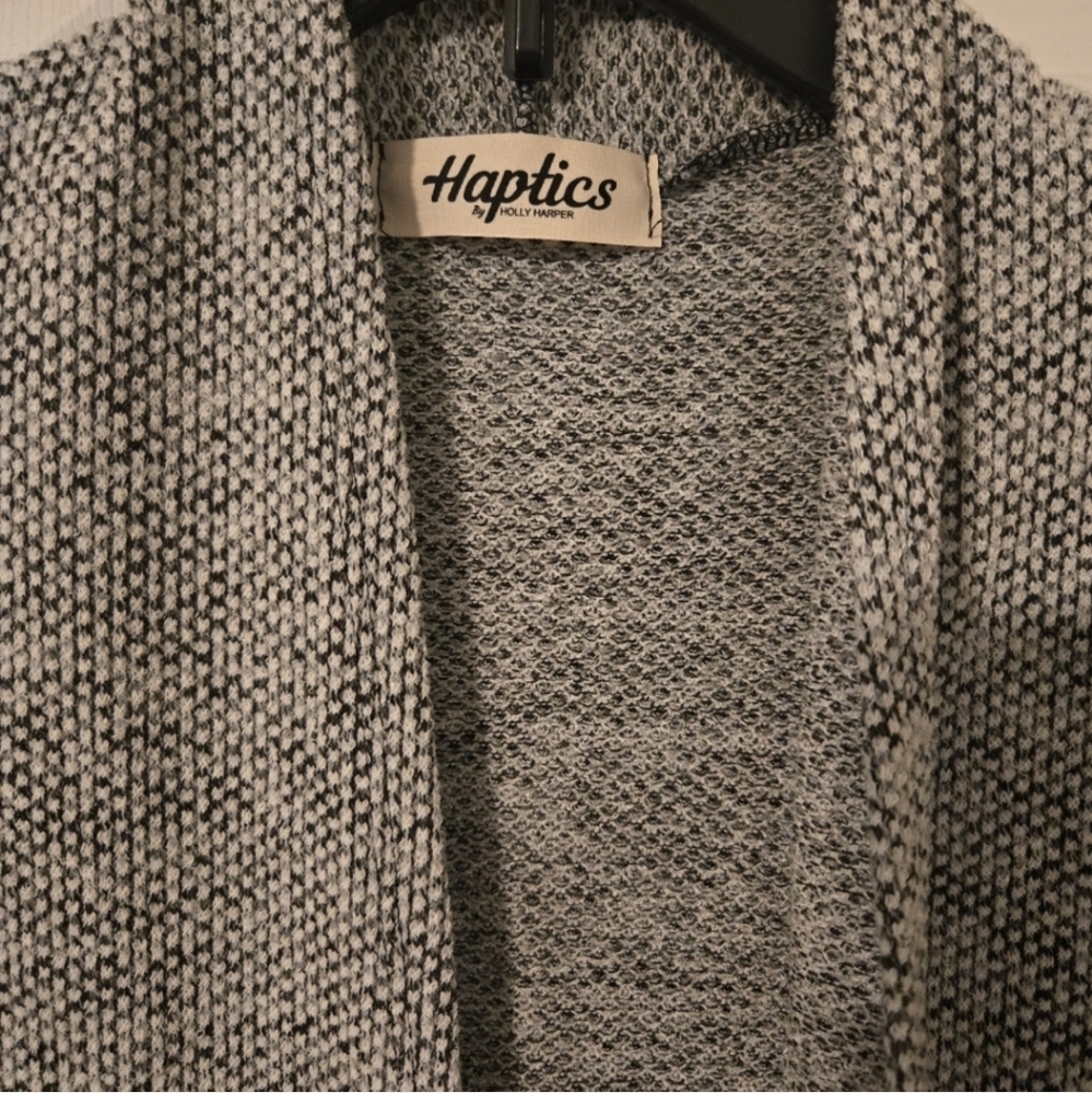 Women's Colorblock Open Front Cardigan - Picture 2 of 6